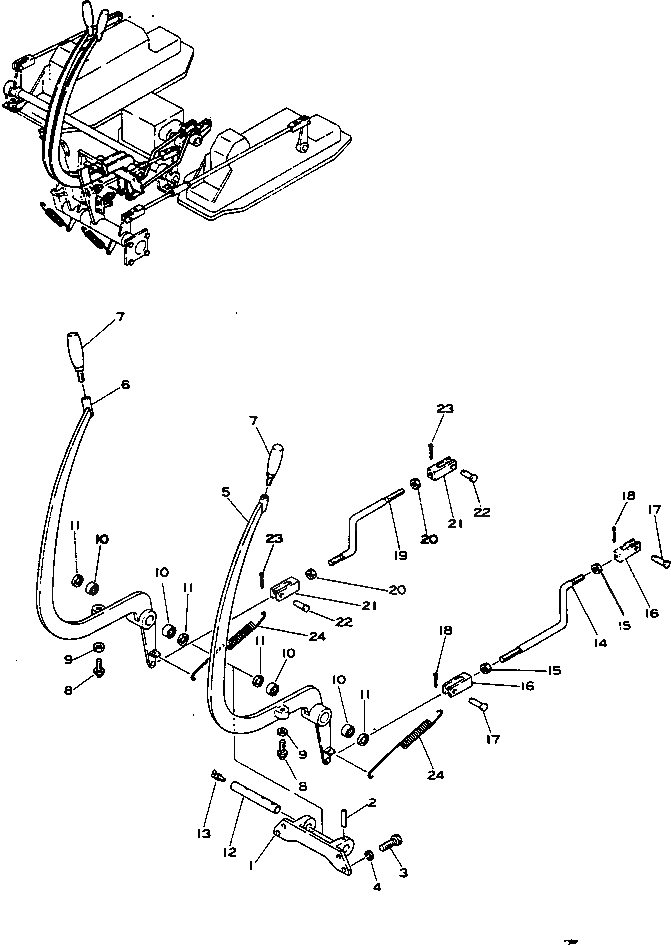 Схема запчастей Komatsu D355C-3 - РЫЧАГ УПРАВЛЕНИЯ ПОВОРОТОМ(№9-) СИСТЕМАУПРАВЛЕНИЯ ПОВОРОТОМ И КОНЕЧНАЯ ПЕРЕДАЧА