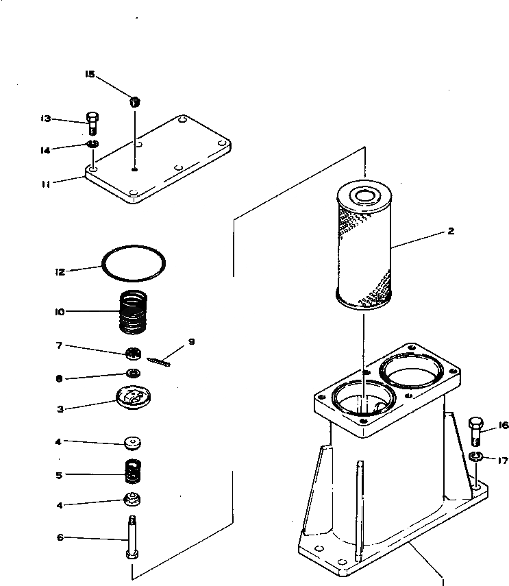 Схема запчастей Komatsu D355C-3 - МАСЛЯНЫЙ ФИЛЬТР(№9-) СИСТЕМАУПРАВЛЕНИЯ ПОВОРОТОМ И КОНЕЧНАЯ ПЕРЕДАЧА
