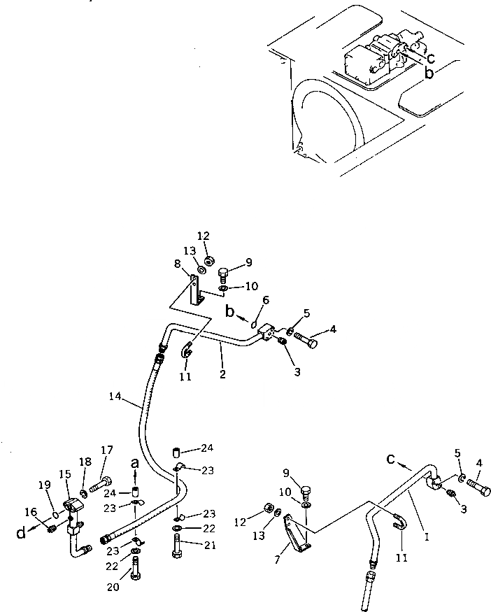 Схема запчастей Komatsu D355C-3 - ГИДРАВЛИКА РУЛ. УПРАВЛЕНИЯ (/)(№-) СИСТЕМАУПРАВЛЕНИЯ ПОВОРОТОМ И КОНЕЧНАЯ ПЕРЕДАЧА