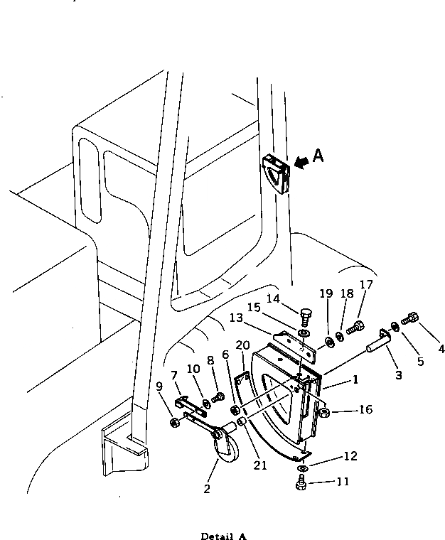 Схема запчастей Komatsu D355C-3 - ANGLE GAUGE (ОПЦИОННЫЕ КОМПОНЕНТЫ)(№-) УПРАВЛ-Е РАБОЧИМ ОБОРУДОВАНИЕМ