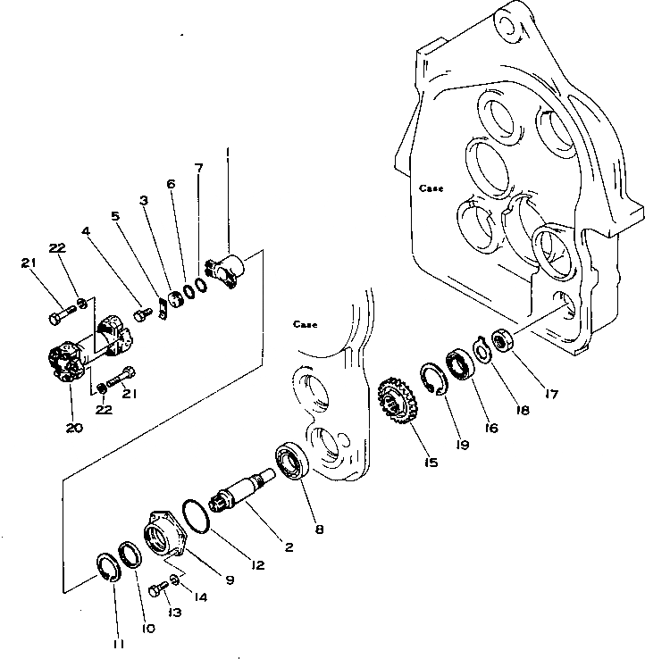 Схема запчастей Komatsu D355C-3 - ЛЕБЕДКА (/)(№9-) УПРАВЛ-Е РАБОЧИМ ОБОРУДОВАНИЕМ