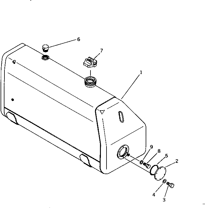 Схема запчастей Komatsu D355C-3 - FAST FILL ТОПЛИВН. СИСТЕМА(№-) ОПЦИОННЫЕ КОМПОНЕНТЫ