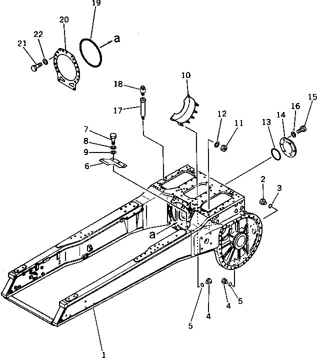 Схема запчастей Komatsu D355C-3 - ОСНОВН. РАМА (ДЛЯ ПОДОГРЕВ. РАКЕТНОГО ТИПА)(№-) ПОДОГРЕВ. РАКЕТНОГО ТИПА И КОМПОНЕНТЫ