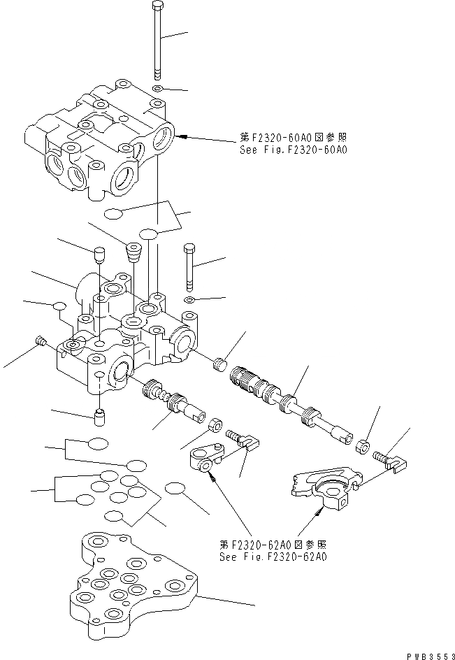 Схема запчастей Komatsu D375A-3D - КЛАПАН ТРАНСМИССИИ (/) СИЛОВАЯ ПЕРЕДАЧА И КОНЕЧНАЯ ПЕРЕДАЧА