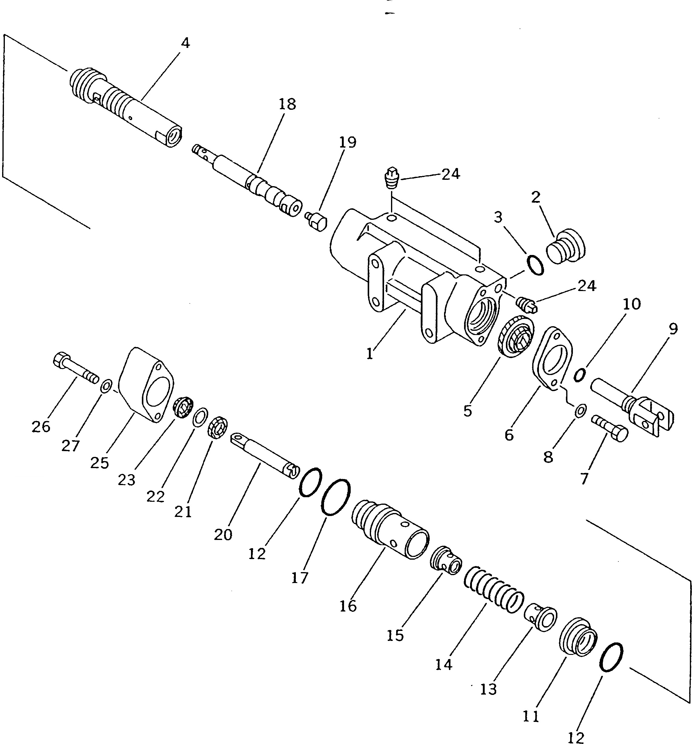 Схема запчастей Komatsu D375A-2 - СЕРВОКЛАПАН СИСТЕМА УПРАВЛЕНИЯ