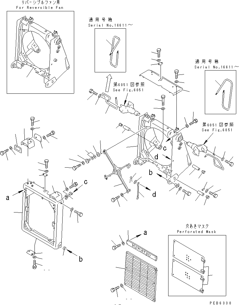Схема запчастей Komatsu D375A-2 - RADIATER ЧАСТИ КОРПУСА ЧАСТИ КОРПУСА