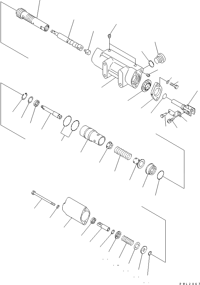 Схема запчастей Komatsu D375A-3A-01 - СЕРВОКЛАПАН (РЕГУЛИР. POSITION РЫЧАГ)(№7-) СИЛОВАЯ ПЕРЕДАЧА И КОНЕЧНАЯ ПЕРЕДАЧА
