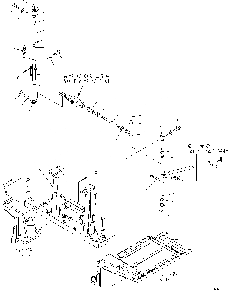 Схема запчастей Komatsu D375A-3A-01 - РЫЧАГ УПРАВЛ-Я ПОДАЧЕЙ ТОПЛИВА (С КОНТРОЛЕМ ПРОСКАЛЬЗ-Я ГУСЕНИЦ) ЧАСТИ КОРПУСА