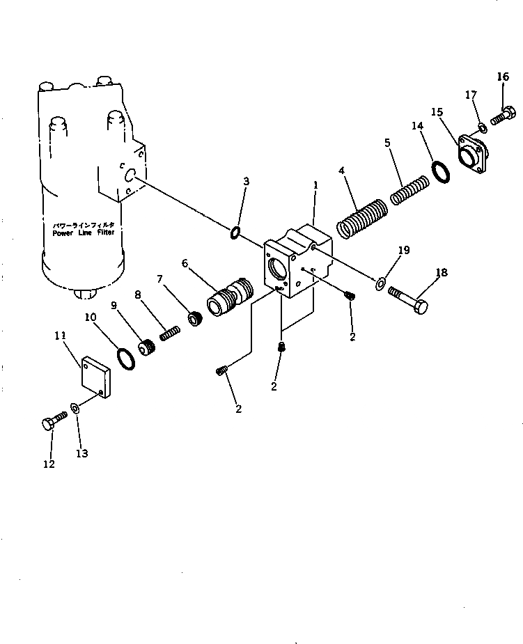 Схема запчастей Komatsu D375A-2 - РАЗГРУЗ. КЛАПАН (СИЛОВАЯ ЛИНИЯ) (МОРОЗОУСТОЙЧИВ. СПЕЦ-Я) СИСТЕМА УПРАВЛЕНИЯ