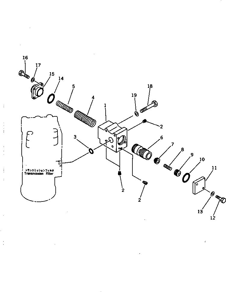 Схема запчастей Komatsu D375A-2 - РАЗГРУЗ. КЛАПАН (ТРАНСМИССИЯ) (МОРОЗОУСТОЙЧИВ. СПЕЦ-Я) СИСТЕМА УПРАВЛЕНИЯ