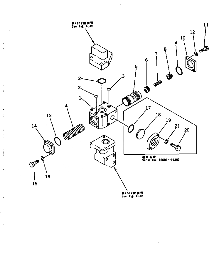 Схема запчастей Komatsu D375A-2 - РАЗГРУЗ. КЛАПАН (МОРОЗОУСТОЙЧИВ. СПЕЦ-Я) СИСТЕМА УПРАВЛЕНИЯ