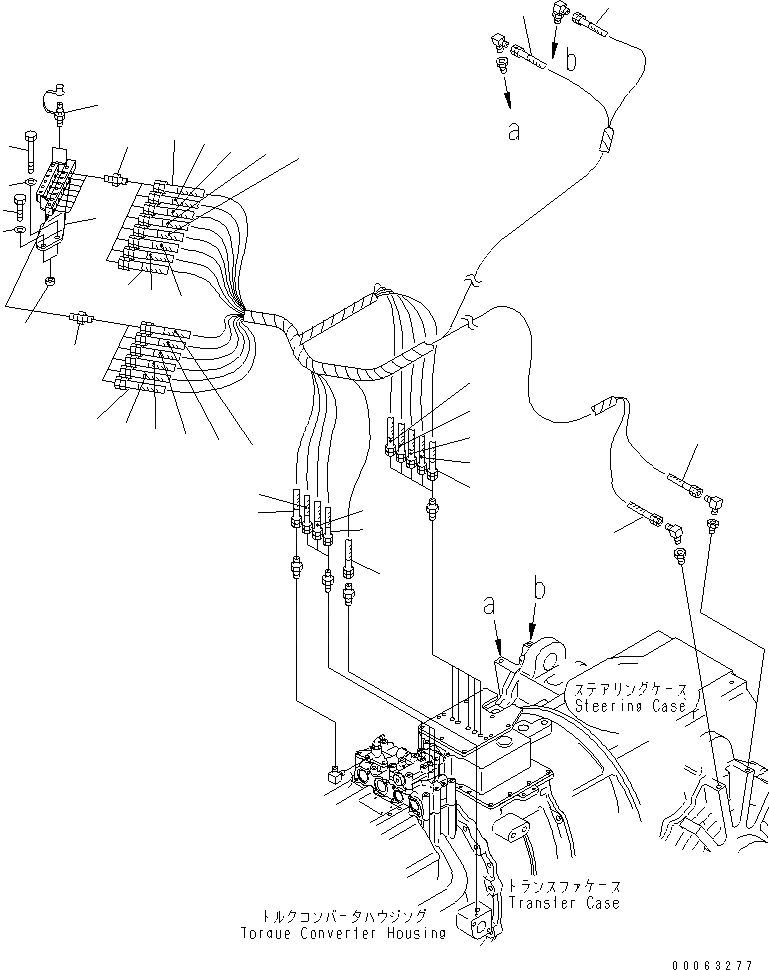 Схема запчастей Komatsu D375A-5 - СИЛОВАЯ ПЕРЕДАЧА (8/)¤ КОНЦЕНТР. ТРУБЫ (/) СИЛОВАЯ ПЕРЕДАЧА И КОНЕЧНАЯ ПЕРЕДАЧА
