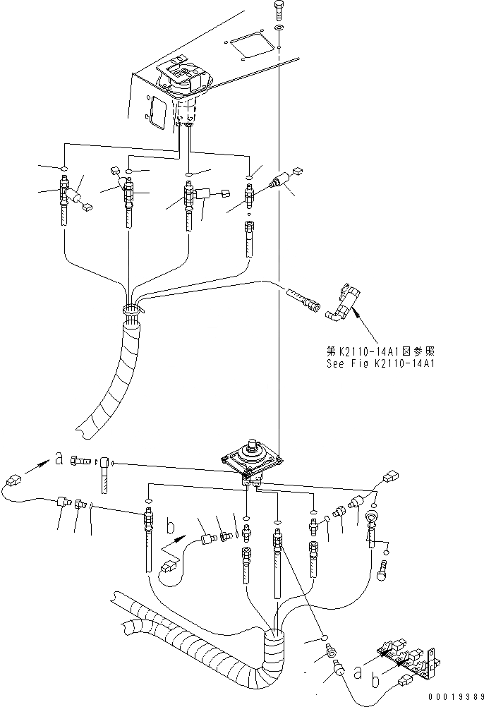 Схема запчастей Komatsu D375A-5 - ОТВАЛ И РЫХЛИТЕЛЬ (PPC ПЕРЕКЛЮЧАТЕЛЬ) (ДЛЯ VHMS КОМПЛЕКТ) КАБИНА ОПЕРАТОРА И СИСТЕМА УПРАВЛЕНИЯ
