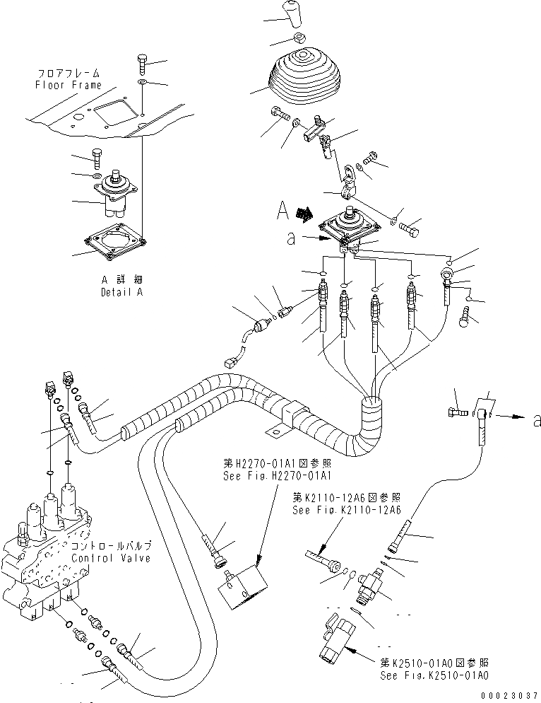 Схема запчастей Komatsu D375A-5 - УПРАВЛ-Е РЫХЛИТЕЛЕМ (С VHMS) КАБИНА ОПЕРАТОРА И СИСТЕМА УПРАВЛЕНИЯ