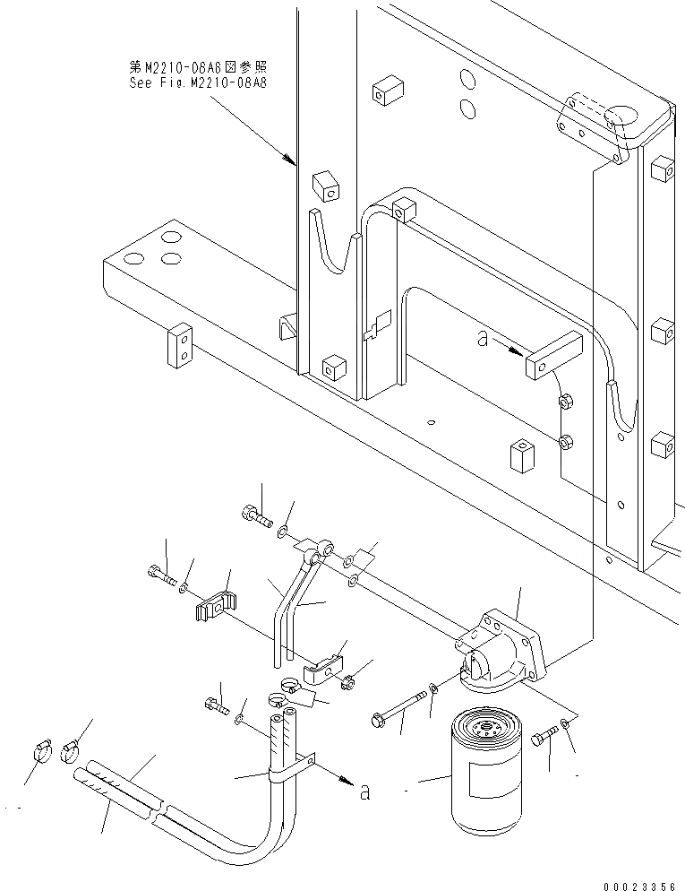 Схема запчастей Komatsu D375A-5 - АНТИКОРРОЗ. ЭЛЕМЕНТ ТРУБЫ (САУД. АРАБ.) ЧАСТИ КОРПУСА
