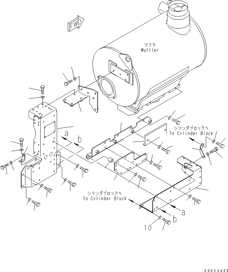 Схема запчастей Komatsu D375A-5 - ТЕРМОЗАЩИТА (ДЛЯ ГЛУШИТЕЛЬ) (ДЛЯ ЯПОН.) КОМПОНЕНТЫ ДВИГАТЕЛЯ