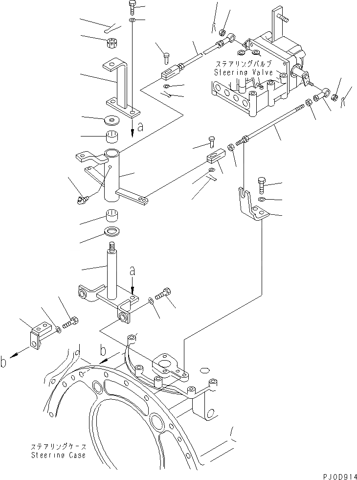 Схема запчастей Komatsu D375A-3 - РУЛЕВ. УПРАВЛЕНИЕ УПРАВЛ-Е (МОРОЗОУСТОЙЧИВ. СПЕЦ-Я)(№7-7) СИЛОВАЯ ПЕРЕДАЧА И КОНЕЧНАЯ ПЕРЕДАЧА