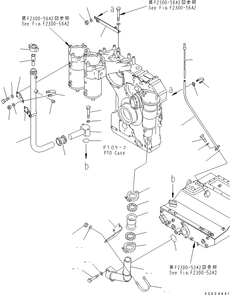 Схема запчастей Komatsu D375A-5D - СИЛОВАЯ ПЕРЕДАЧА (/)¤ GAUGE И ВСАСЫВ. ЛИНИЯ СИЛОВАЯ ПЕРЕДАЧА И КОНЕЧНАЯ ПЕРЕДАЧА