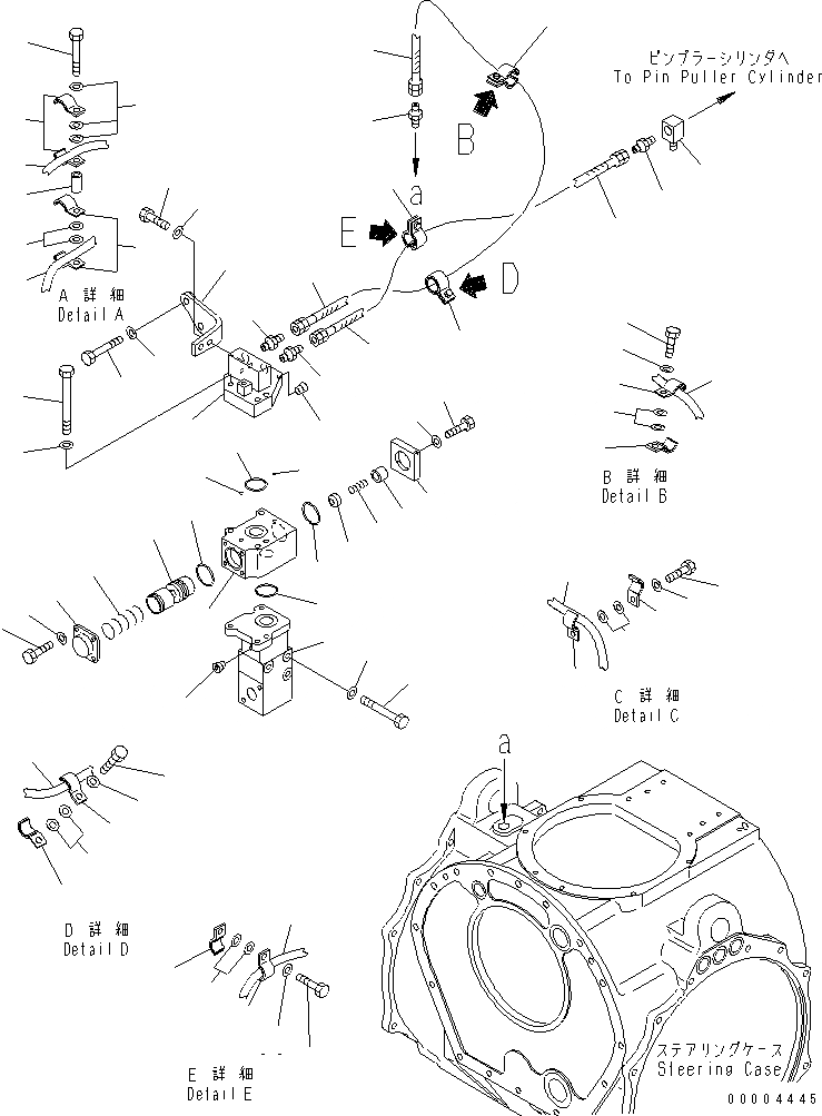 Схема запчастей Komatsu D375A-5D - СИЛОВАЯ ПЕРЕДАЧА (/)¤ РУЛЕВ. УПРАВЛЕНИЕ УПРАВЛ-Е (СЕРВОКЛАПАН И РЫЧАГ) СИЛОВАЯ ПЕРЕДАЧА И КОНЕЧНАЯ ПЕРЕДАЧА