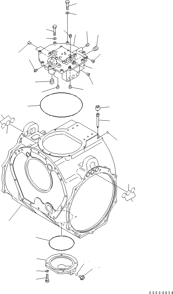 Схема запчастей Komatsu D375A-5D - РУЛЕВ. УПРАВЛЕНИЕ (/9)¤ КОРПУС СИЛОВАЯ ПЕРЕДАЧА И КОНЕЧНАЯ ПЕРЕДАЧА