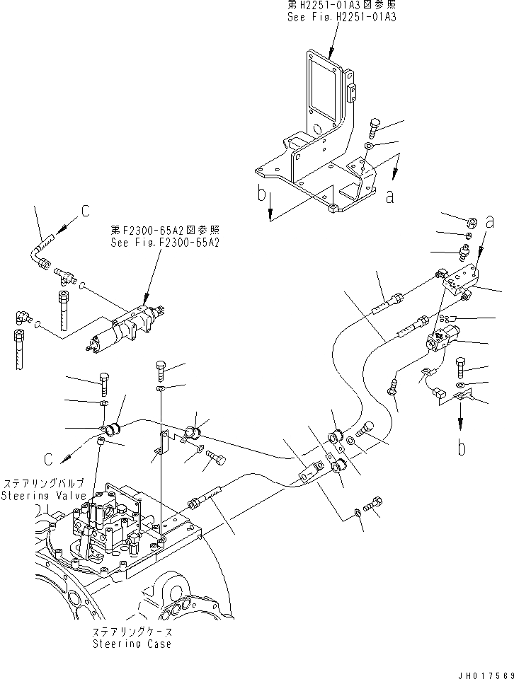 Схема запчастей Komatsu D375A-5D - ЛИНИЯ КЛАПАНА PPC ГИДРАВЛИКА