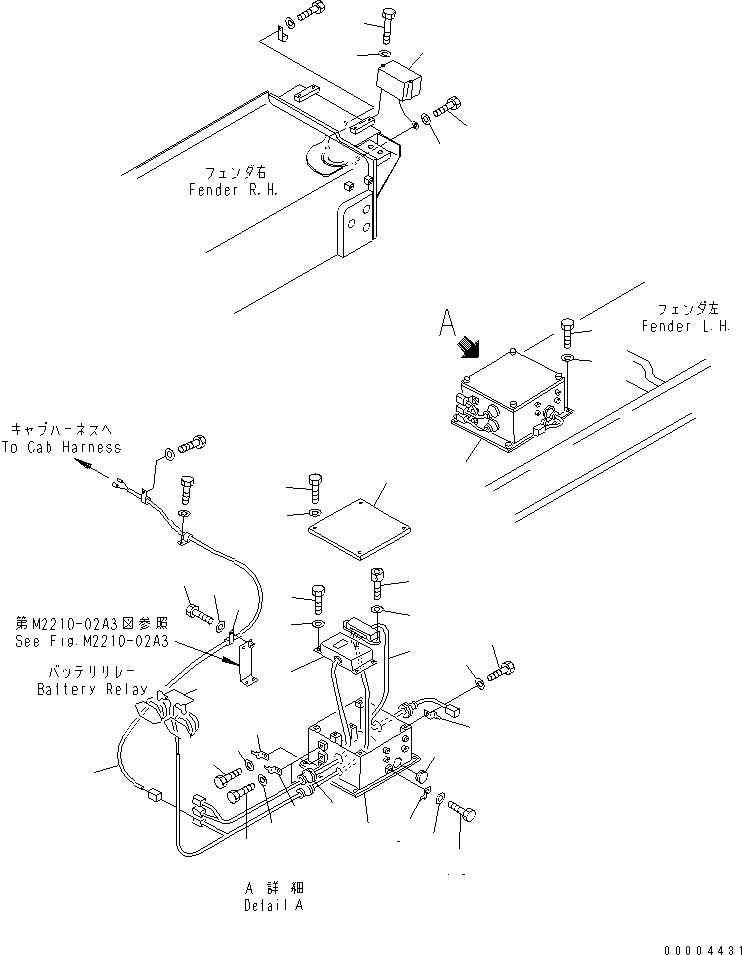 Схема запчастей Komatsu D375A-5D - ГИДРАВЛ КЛАПАН ЛИНИЯ(№89-) ЧАСТИ КОРПУСА