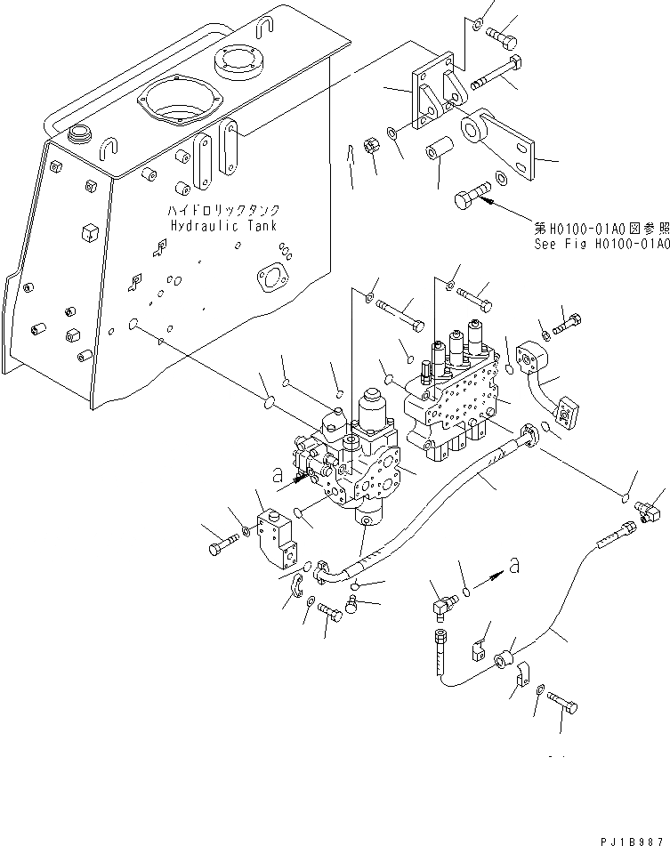 Схема запчастей Komatsu D375A-5D - МЕХАНИЗМ УПРАВЛ-Я ПОДАЧЕЙ ТОПЛИВА ЧАСТИ КОРПУСА