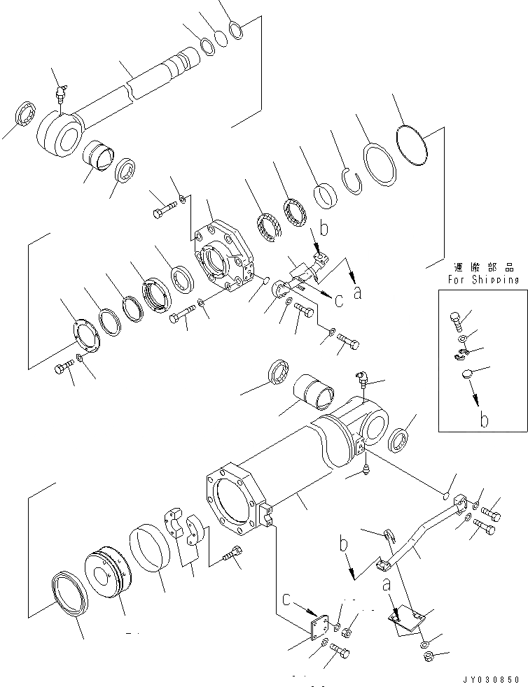 Схема запчастей Komatsu D375A-5D - УПРАВЛЯЮЩ. КЛАПАН (-СЕКЦ.) (/) (ДЛЯ ОТВАЛ) ОСНОВН. КОМПОНЕНТЫ И РЕМКОМПЛЕКТЫ