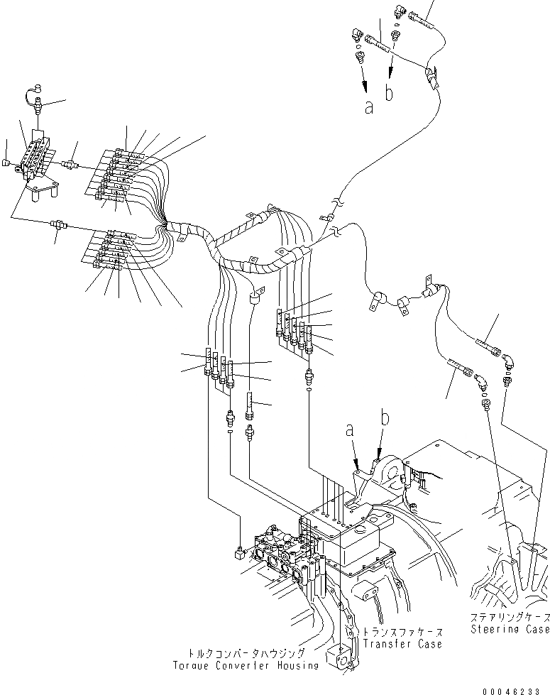Схема запчастей Komatsu D375A-5E0 - СИЛОВАЯ ПЕРЕДАЧА (КОНЦЕНТР. ТРУБЫ) (/) СИЛОВАЯ ПЕРЕДАЧА И КОНЕЧНАЯ ПЕРЕДАЧА