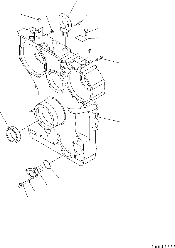 Схема запчастей Komatsu D375A-5E0 - МЕХ-М ОТБОРА МОЩНОСТИ (/) СИЛОВАЯ ПЕРЕДАЧА И КОНЕЧНАЯ ПЕРЕДАЧА