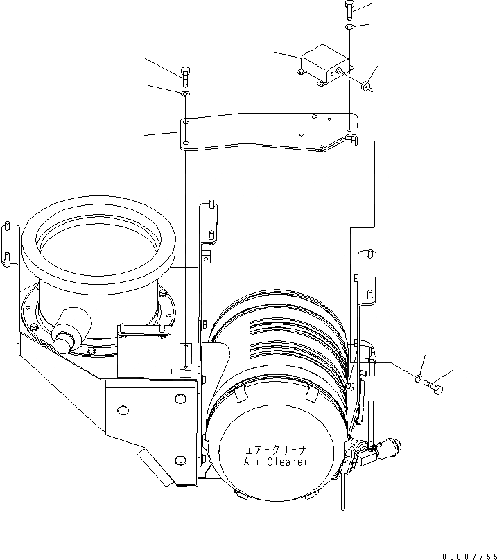 Схема запчастей Komatsu D375A-5E0 - КАПОТ И БОКОВ. КРЫШКА (ТОПЛИВН. PОБОД КОЛЕСАING НАСОС ПЕРЕКЛЮЧАТЕЛЬ)(№8-) ЧАСТИ КОРПУСА