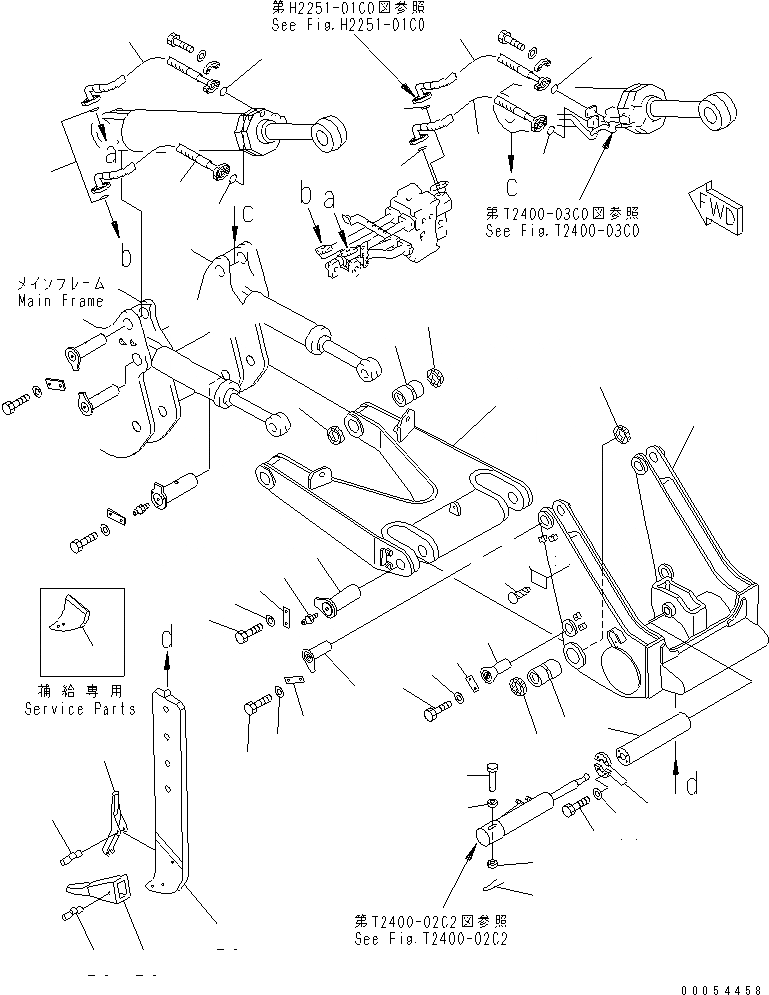 Схема запчастей Komatsu D375A-5E0 - РЫХЛИТЕЛЬ (BEAM И РУКОЯТЬ) (ДЛЯ ГИГАНТСК. РЫХЛИТ) (УДЛИНН. SHANK)(№8-) РАБОЧЕЕ ОБОРУДОВАНИЕ
