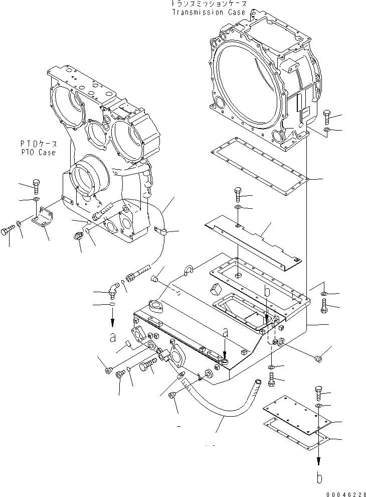 Схема запчастей Komatsu D375A-5 - СИЛОВАЯ ПЕРЕДАЧА (БАК) СИЛОВАЯ ПЕРЕДАЧА И КОНЕЧНАЯ ПЕРЕДАЧА
