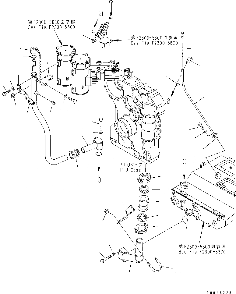 Схема запчастей Komatsu D375A-5 - СИЛОВАЯ ПЕРЕДАЧА (GAUGE И ВСАСЫВ. ЛИНИЯ) СИЛОВАЯ ПЕРЕДАЧА И КОНЕЧНАЯ ПЕРЕДАЧА