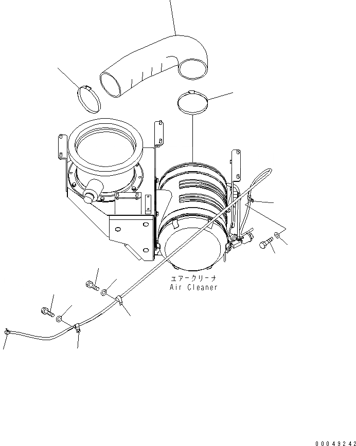 Схема запчастей Komatsu D375A-5 - КАПОТ И БОКОВ. КРЫШКА (БОКОВ. КРЫШКА БОЛТ) ЧАСТИ КОРПУСА