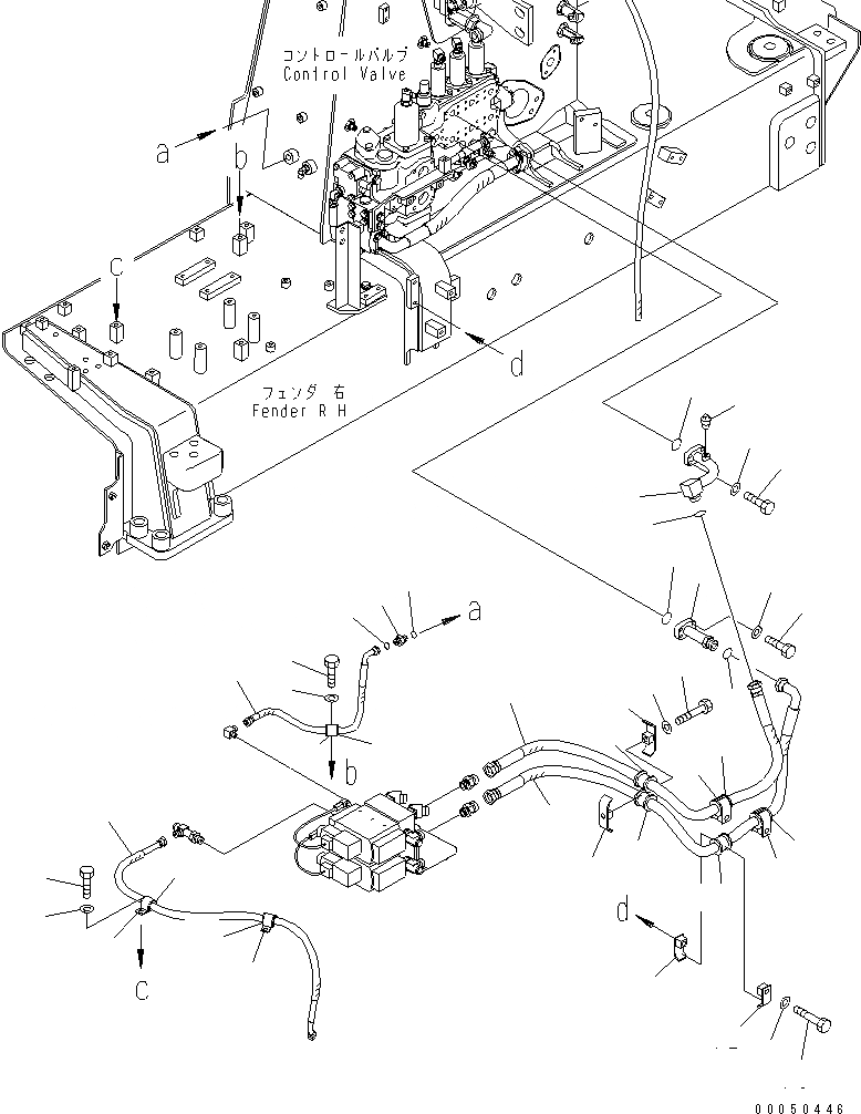 Схема запчастей Komatsu D375A-5 - КРЫЛО (ПЕРЕКОС. ОТВАЛА ЛИНИЯ) (ОТВАЛ С ДВОЙН. ПЕРЕКОСОМ) ЧАСТИ КОРПУСА