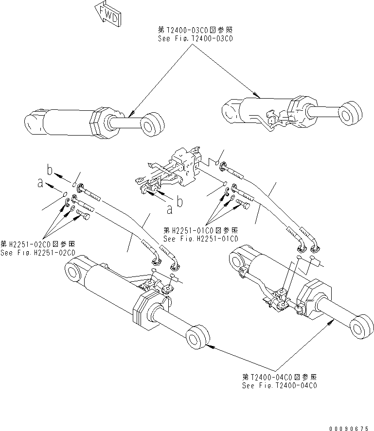 Схема запчастей Komatsu D375A-5 - РЫХЛИТЕЛЬ (ГИДРОЦИЛИНДР ПОДЪЕМА ТРУБЫ) (ДЛЯ РЕГУЛИР. ТИП)(№-) РАБОЧЕЕ ОБОРУДОВАНИЕ