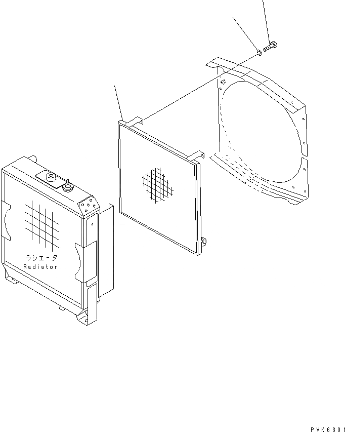 Схема запчастей Komatsu D37E-5 - ПЕСЧАН. ЗАПЫЛЕНН ЗАЩИТА РЕШЕТКА(№7-) СИСТЕМА ОХЛАЖДЕНИЯ