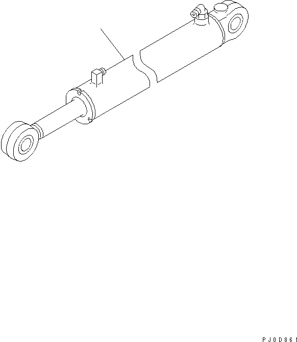 Схема запчастей Komatsu D39EX-21A-M - ЦИЛИНДР РЫХЛИТЕЛЯ РАБОЧЕЕ ОБОРУДОВАНИЕ