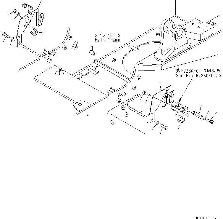 Схема запчастей Komatsu D39PX-21A-M - ЦИЛИНДР НАКЛОНА ЛИНИЯ (КОРПУС) ГИДРАВЛИКА