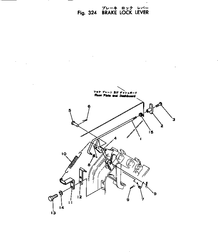 Схема запчастей Komatsu D40AF-1 - ТОРМОЗ. РЫЧАГ БЛОКИРОВКИ СИСТЕМАУПРАВЛЕНИЯ ПОВОРОТОМ И КОНЕЧНАЯ ПЕРЕДАЧА