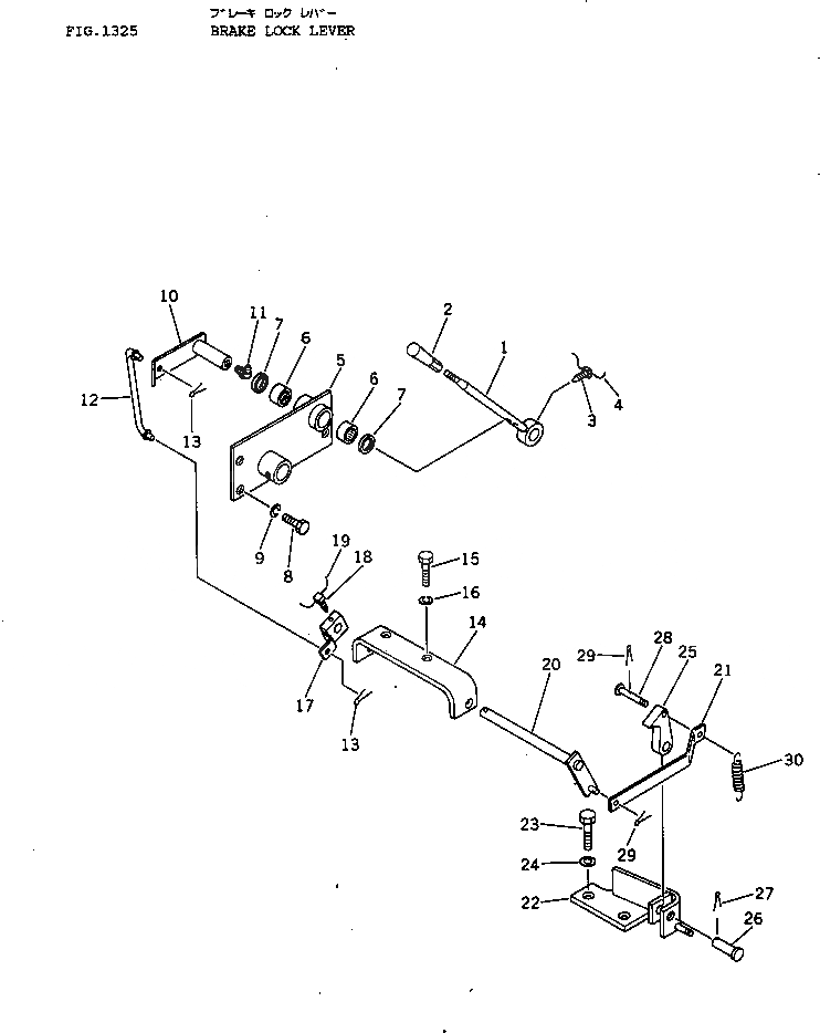 Схема запчастей Komatsu D40AM-3 - ТОРМОЗ. РЫЧАГ БЛОКИРОВКИ СИСТЕМАУПРАВЛЕНИЯ ПОВОРОТОМ И КОНЕЧНАЯ ПЕРЕДАЧА