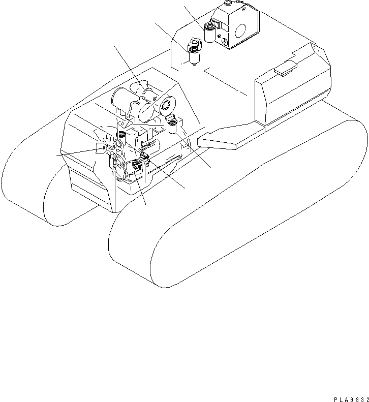 Схема запчастей Komatsu D41E-6 - ЭЛЕМЕНТ И V-РЕМЕНЬ ЧАСТИ BOOK