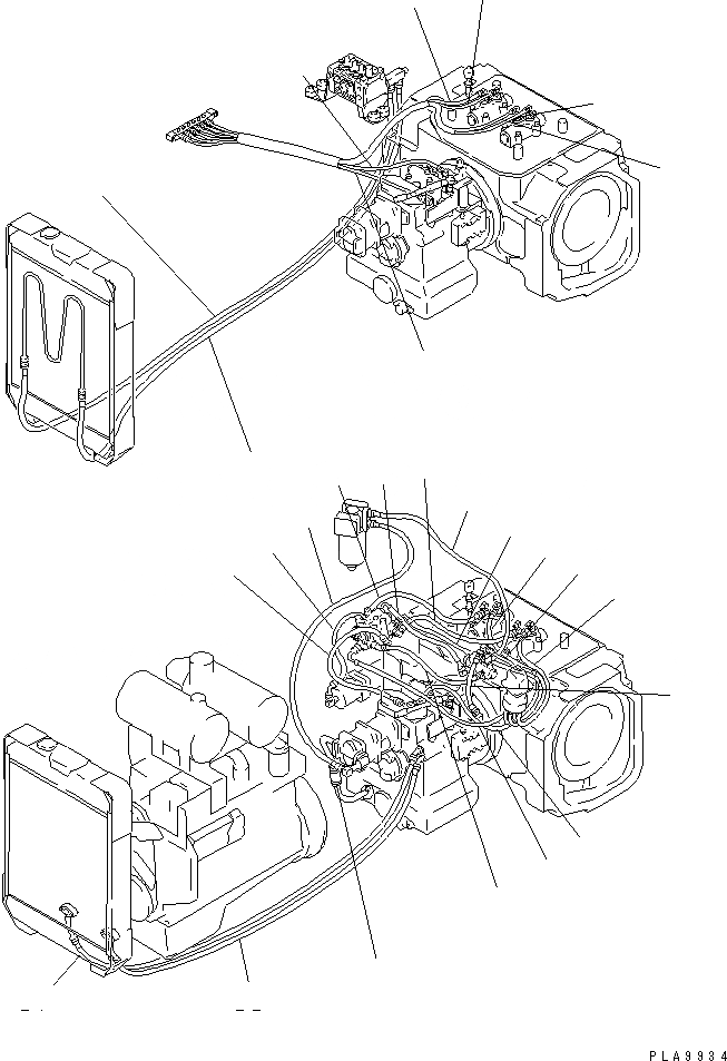 Схема запчастей Komatsu D41E-6T - ЧАСТИ ДЛЯ ПЕРИОДИЧ. ЗАМЕНЫ (/) (ГИДРАВЛ ШЛАНГИ) ЧАСТИ BOOK