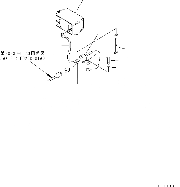 Схема запчастей Komatsu D41E-BB-6C - СИГНАЛ. ЗАДНЕГО ХОДА ЭЛЕКТРИКА