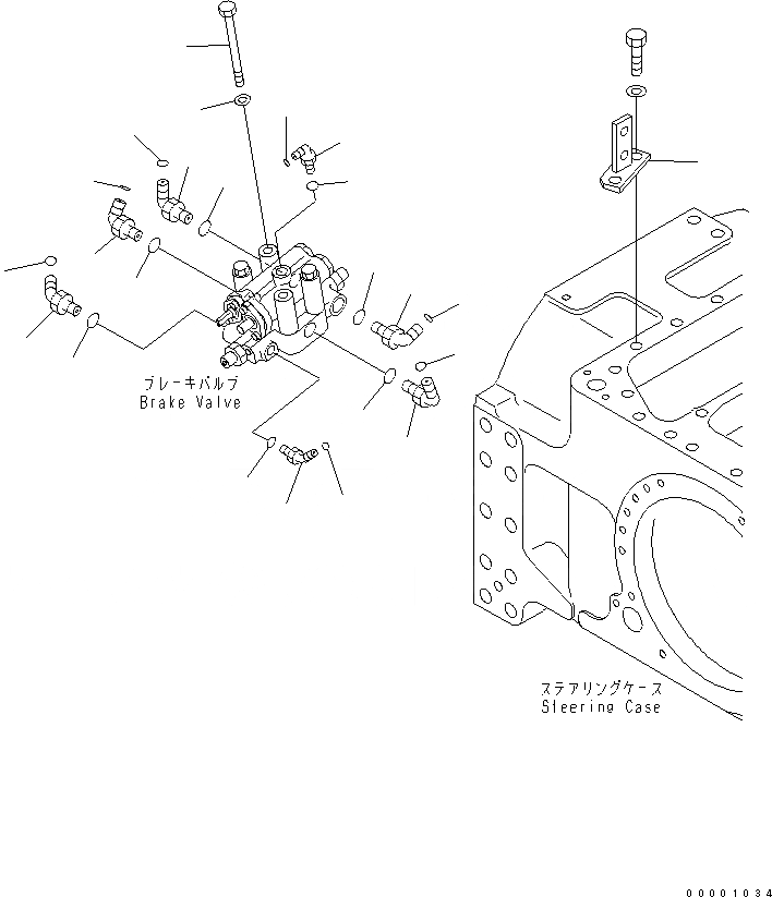 Схема запчастей Komatsu D41E-BB-6C - СИЛОВАЯ ЛИНИЯ (РУЛЕВ. УПРАВЛЕНИЕ КОРПУС И ТОРМОЗНОЙ КЛАПАН ТРУБЫ) СИЛОВАЯ ПЕРЕДАЧА И КОНЕЧНАЯ ПЕРЕДАЧА