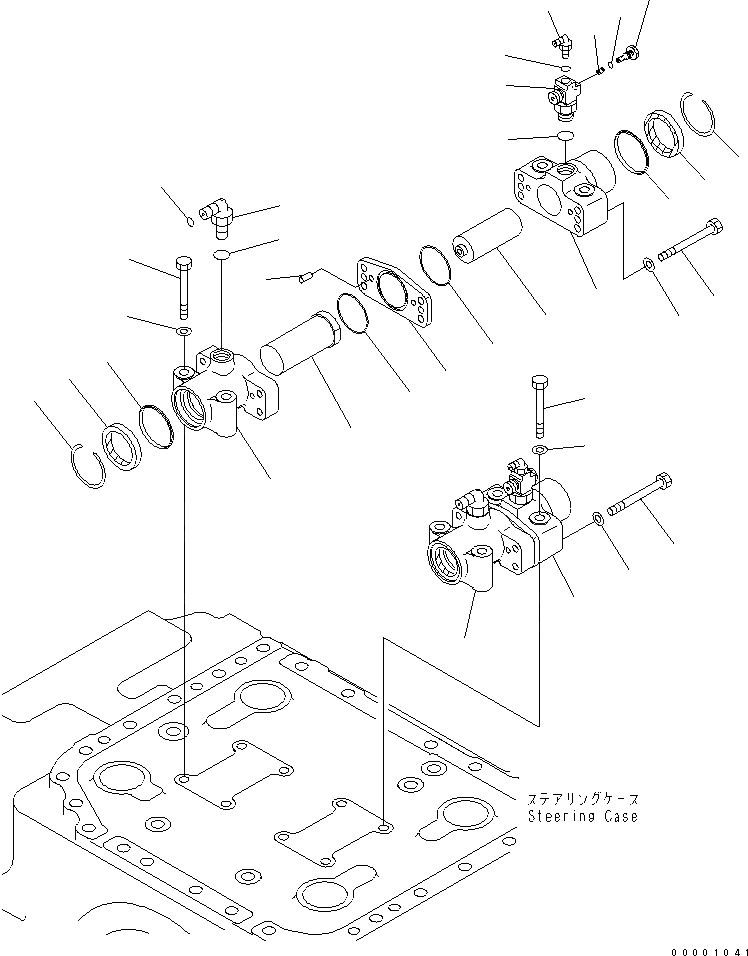 Схема запчастей Komatsu D41E-BB-6C - СИЛОВАЯ ЛИНИЯ (РУЛЕВ. УПРАВЛЕНИЕ ПОРШЕНЬ) СИЛОВАЯ ПЕРЕДАЧА И КОНЕЧНАЯ ПЕРЕДАЧА