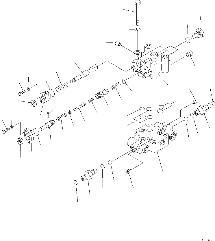 Схема запчастей Komatsu D41E-BB-6C - СИЛОВАЯ ЛИНИЯ (ТОРМОЗНОЙ КЛАПАН) СИЛОВАЯ ПЕРЕДАЧА И КОНЕЧНАЯ ПЕРЕДАЧА