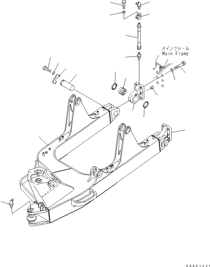 Схема запчастей Komatsu D41E-BB-6C - DOZER РАМА РАБОЧЕЕ ОБОРУДОВАНИЕ
