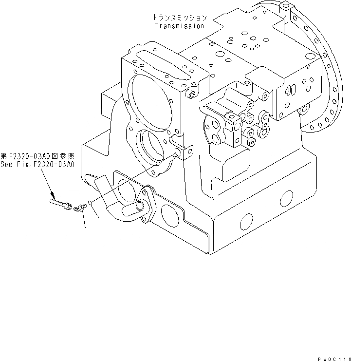 Схема запчастей Komatsu D41PF-6K - СИЛОВАЯ ЛИНИЯ (ТРАНСМИССИЯ ЛИНИЯ СМАЗКИ) СИЛОВАЯ ПЕРЕДАЧА И КОНЕЧНАЯ ПЕРЕДАЧА
